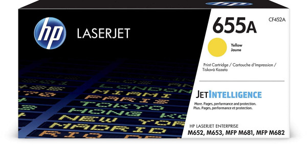 Original HP 655A CF452A Yellow Toner