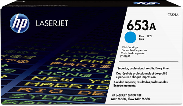 Original HP 653A CF321A Cyan Toner