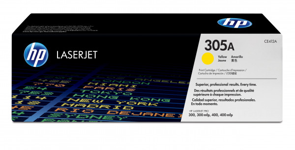 Original HP 305A CE412A Yellow Toner
