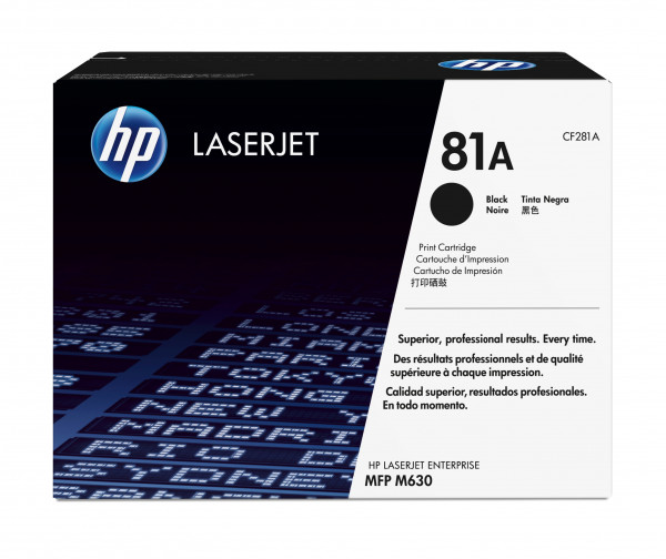 Original HP 81A CF281A Toner