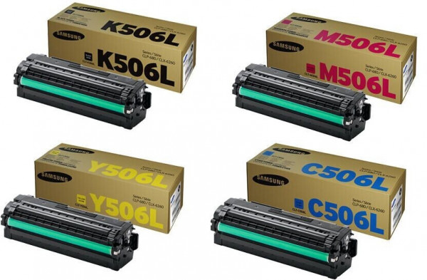 4 Samsung Toner P506L im Multipack
