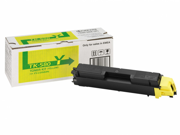 Kyocera TK-580Y Toner gelb 2.800 Seiten