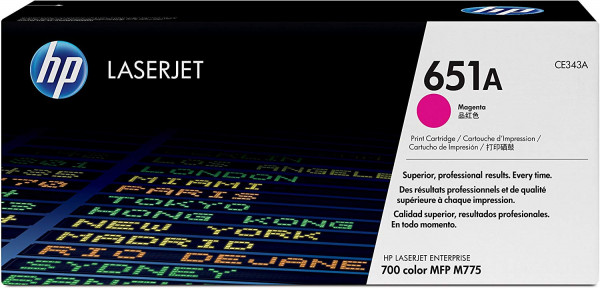 Original HP 651A CE343A Magenta Toner