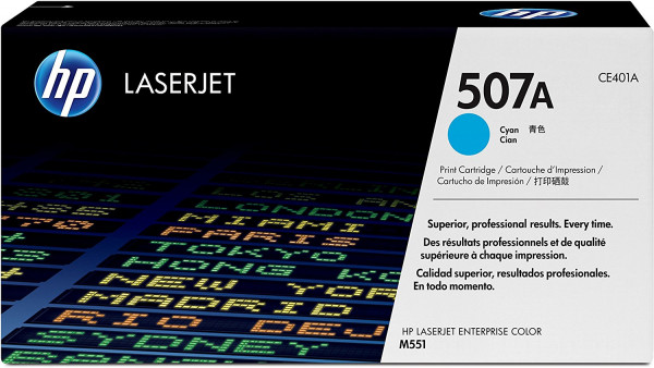Original HP 507A CE401A Cyan Toner