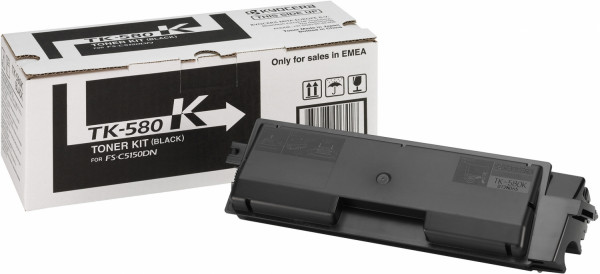 Kyocera TK-580K Toner Schwarz 3.500 Seiten