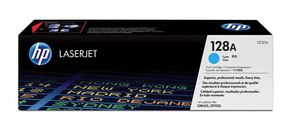 Original HP 128A CE321A Cyan Toner