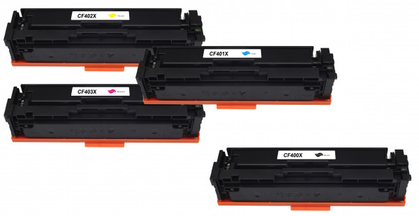 4 PRIME Toner ersetzen HP 201X im Multipack