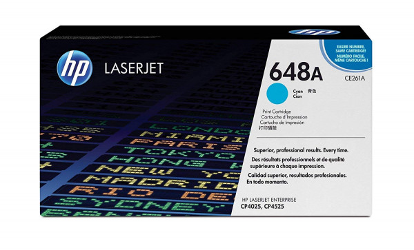 Original HP 648A CE261A Cyan Toner