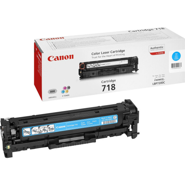 Original Canon 718 Toner Cyan