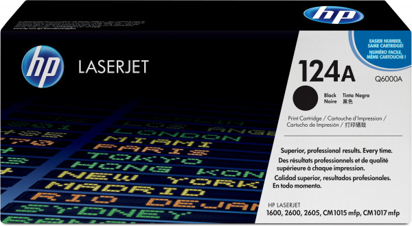 Original HP 124A Q6000A Black Toner