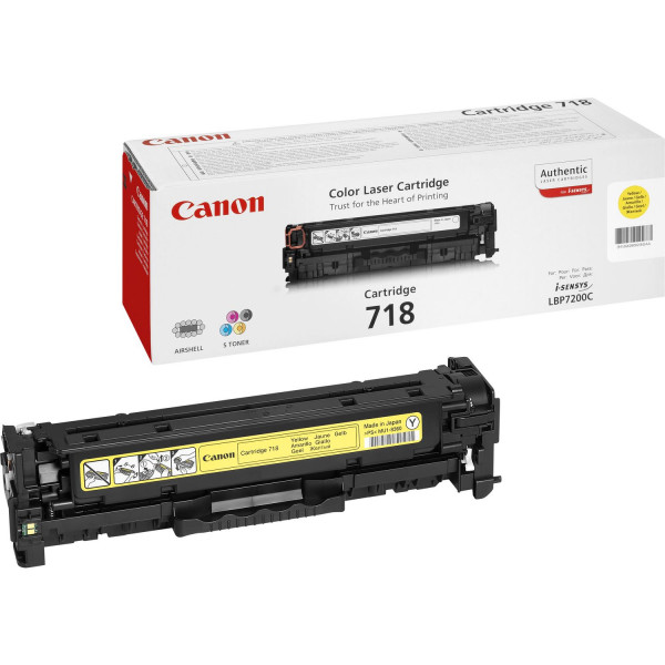 Original Canon 718 Toner Yellow