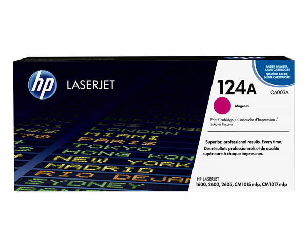 Original HP 124A Q6003A Magenta Toner