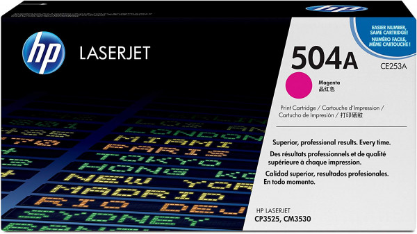 Original HP 504A CE253A Magenta Toner